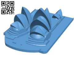 Sydney Opera House – Australia H002468 file stl free download 3D Model for CNC and 3d printer