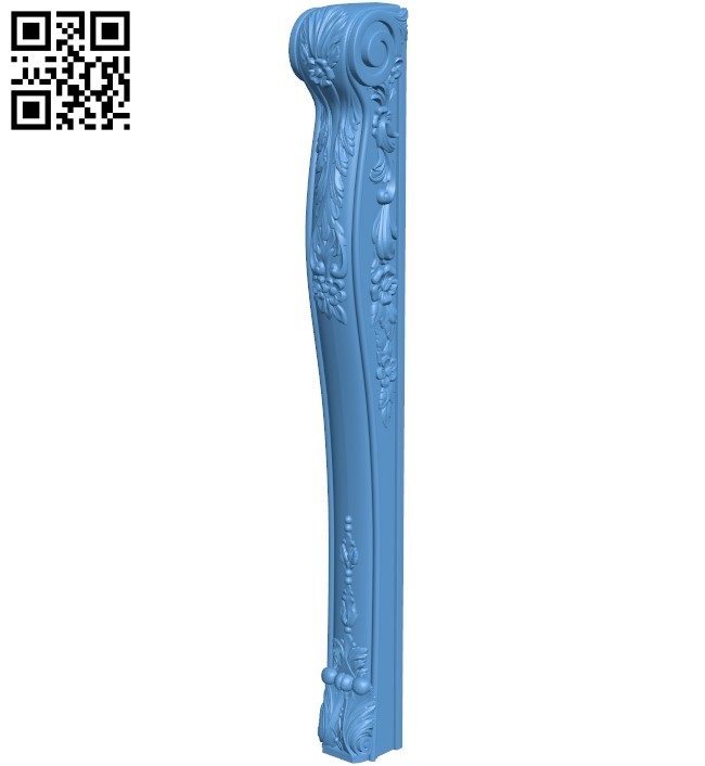 Table legs and chairs A006735 download free stl files 3d model for CNC wood carving