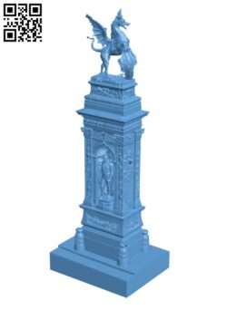 Temple Bar Memorial H002587 file stl free download 3D Model for CNC and 3d printer