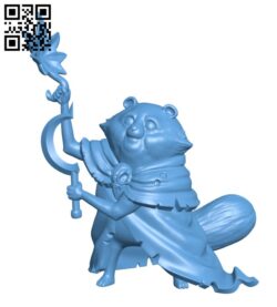 Terrabella, Tanukin Druid H002394 file stl free download 3D Model for CNC and 3d printer