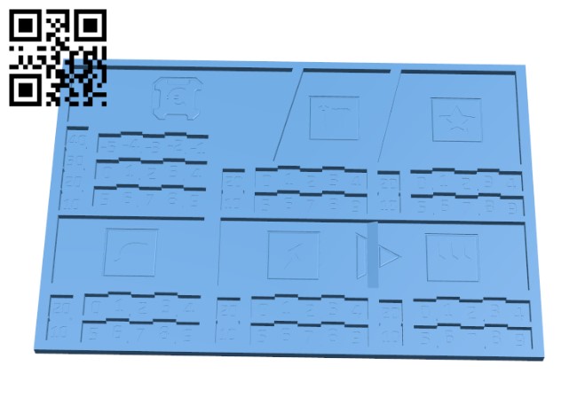 Terraforming Mars player tray H003002 file stl free download 3D Model for CNC and 3d printer