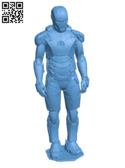 The Ironman H002713 file stl free download 3D Model for CNC and 3d printer
