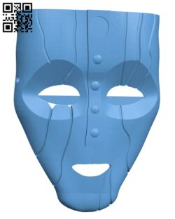 The Mask H003218 file stl free download 3D Model for CNC and 3d printer