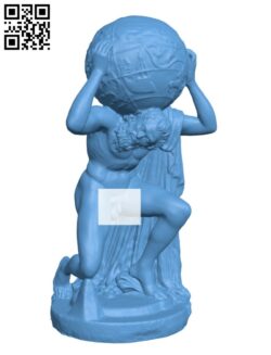 The farnese atlas H002653 file stl free download 3D Model for CNC and 3d printer