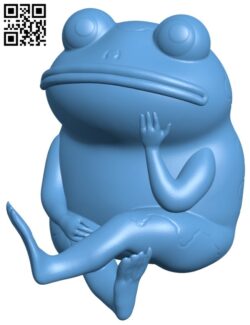 The frog – Over the garden wall H003133 file stl free download 3D Model for CNC and 3d printer
