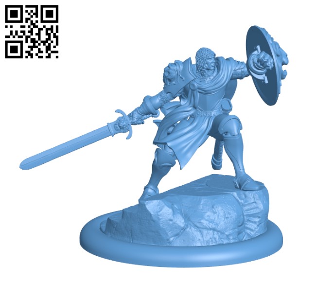 The lion paladin H002470 file stl free download 3D Model for CNC and 3d printer