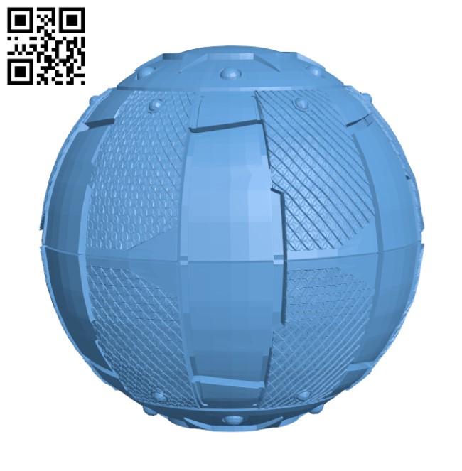 The pumpkin bomb H002398 file stl free download 3D Model for CNC and 3d printer