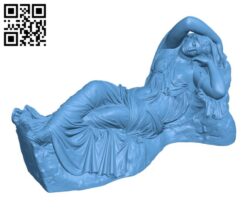 The sleeping Ariadne H002471 file stl free download 3D Model for CNC and 3d printer