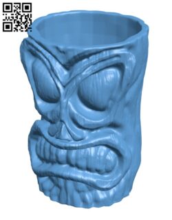 Tiki Mug H002712 file stl free download 3D Model for CNC and 3d printer