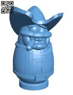 Toon Bullet – Pat Butram H003045 file stl free download 3D Model for CNC and 3d printer