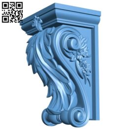 Top of the column A006700 download free stl files 3d model for CNC wood carving