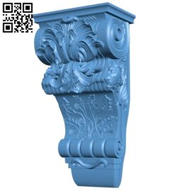 Top of the column A006702 download free stl files 3d model for CNC wood carving