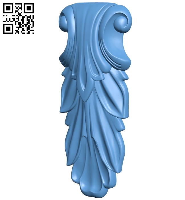 Top of the column A006705 download free stl files 3d model for CNC wood carving