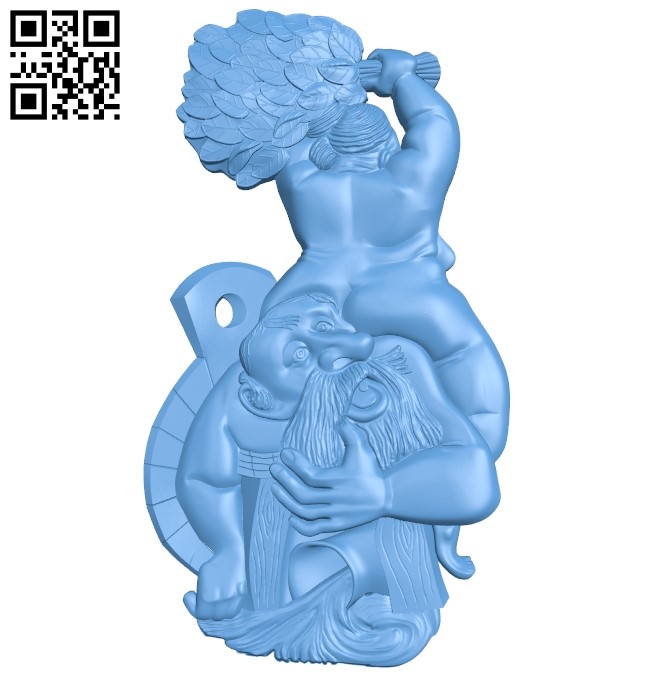 Two people taking a bath A006690 download free stl files 3d model for CNC wood carving