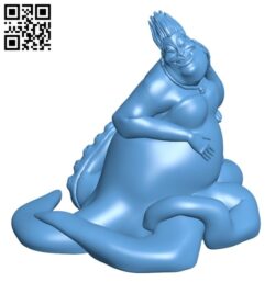 Ursula – The Little Mermaid H003158 file stl free download 3D Model for CNC and 3d printer