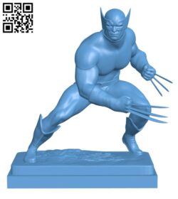 Wolverine (X-men) H003162 file stl free download 3D Model for CNC and 3d printer