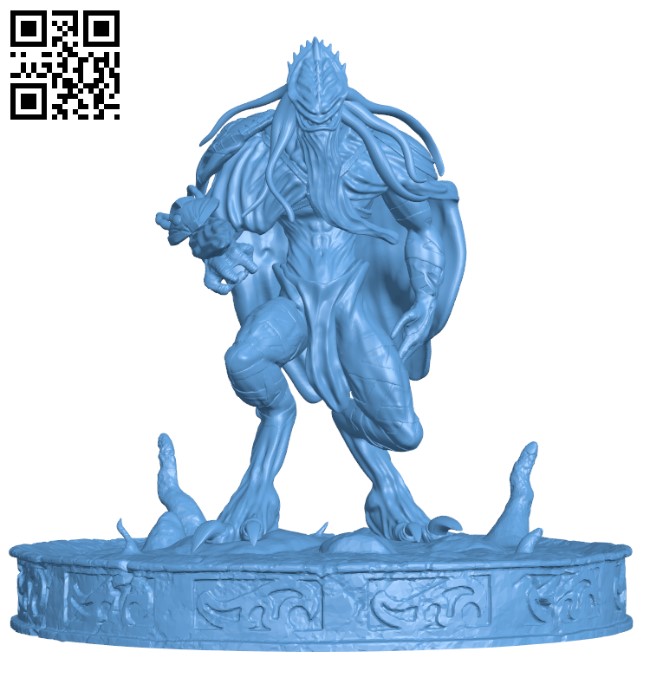 Zeratul - Starcraft II H002536 file stl free download 3D Model for CNC and 3d printer