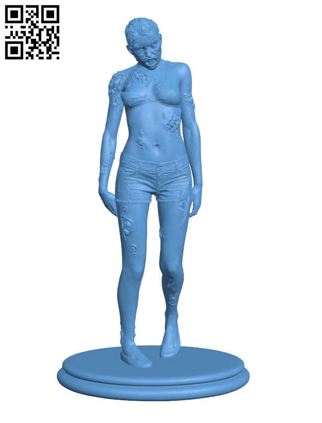 Zombie H003016 file stl free download 3D Model for CNC and 3d printer