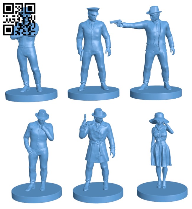 1920s Investigators H003800 file stl free download 3D Model for CNC and 3d printer