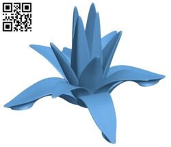 Agave H003438 file stl free download 3D Model for CNC and 3d printer