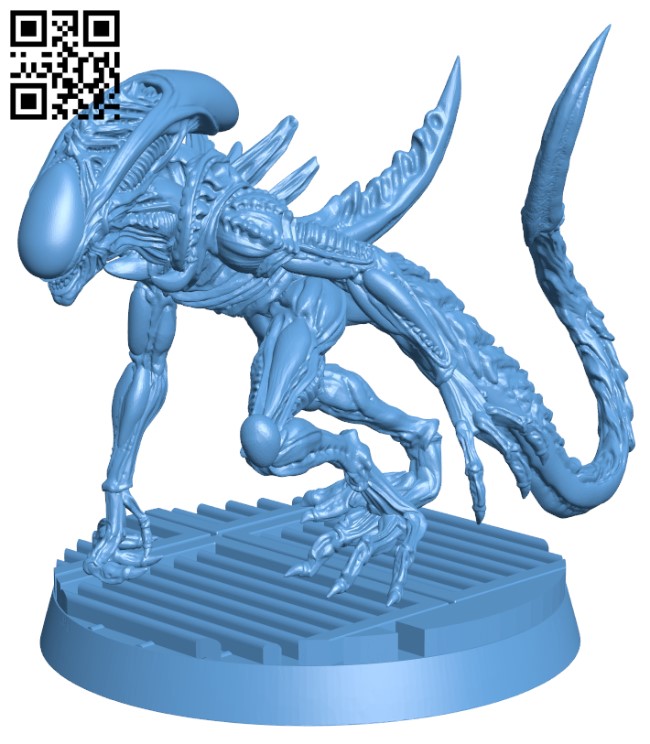 Alien Deadly Shredder H003539 file stl free download 3D Model for CNC and 3d printer