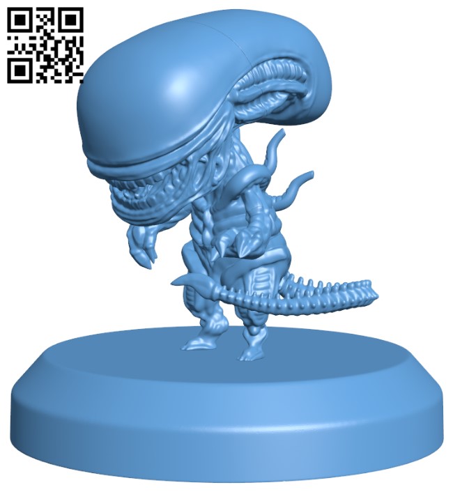 Alien H003679 file stl free download 3D Model for CNC and 3d printer