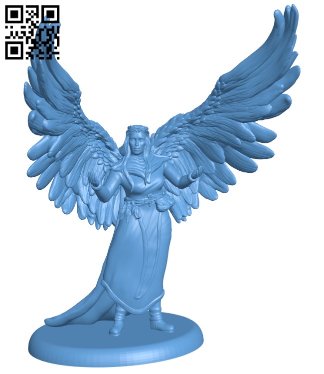 Angelic Cleric H003802 file stl free download 3D Model for CNC and 3d printer