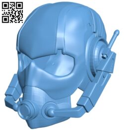 Ant man Mask H003288 file stl free download 3D Model for CNC and 3d printer