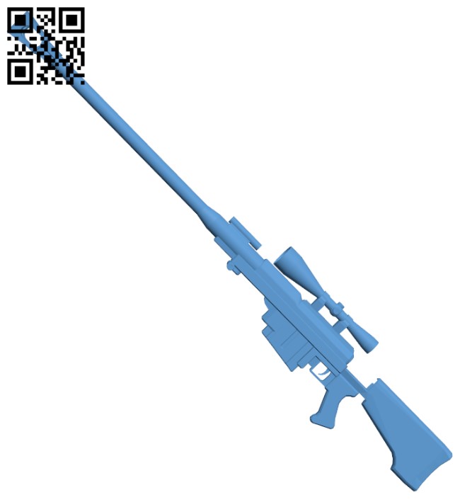 Anti-Material Rifle H003860 file stl free download 3D Model for CNC and 3d printer