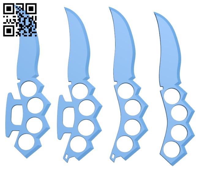 Asuma Chakra Blades H003620 file stl free download 3D Model for CNC and 3d printer