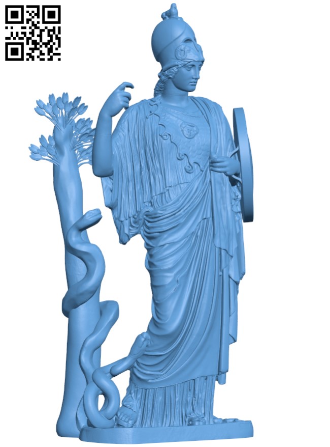 Athena Cesarini H004044 file stl free download 3D Model for CNC and 3d printer