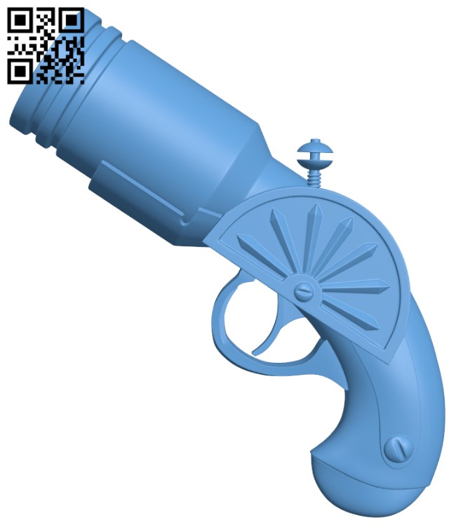 Attack on Titan Flare Gun H003681 file stl free download 3D Model for CNC and 3d printer