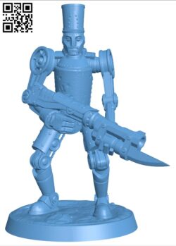 Automated Foot Soldier H003544 file stl free download 3D Model for CNC and 3d printer