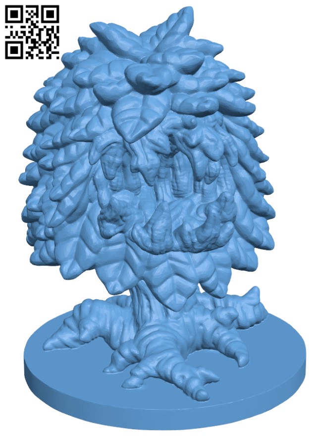 Awakened shrub H003621 file stl free download 3D Model for CNC and 3d printer