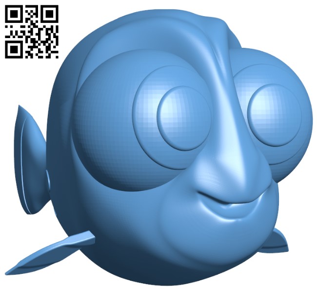 Baby Dory - Pixar Finding Dory H003863 file stl free download 3D Model for CNC and 3d printer