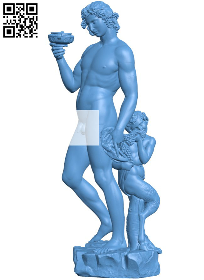 Bacchus H003743 file stl free download 3D Model for CNC and 3d printer