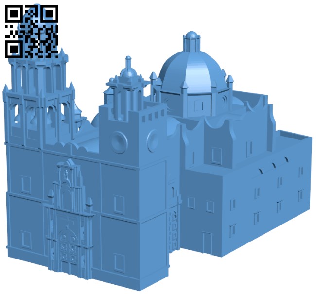 Basilica of Guanajuato H003321 file stl free download 3D Model for CNC and 3d printer