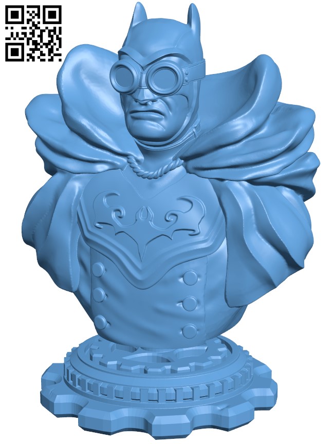 Batman - Superhero H003322 file stl free download 3D Model for CNC and 3d printer