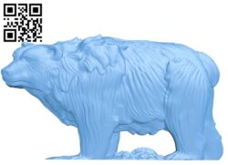 Bear Casual A006815 download free stl files 3d model for CNC wood carving