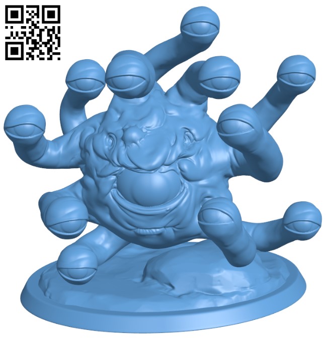 Beholder H003623 file stl free download 3D Model for CNC and 3d printer