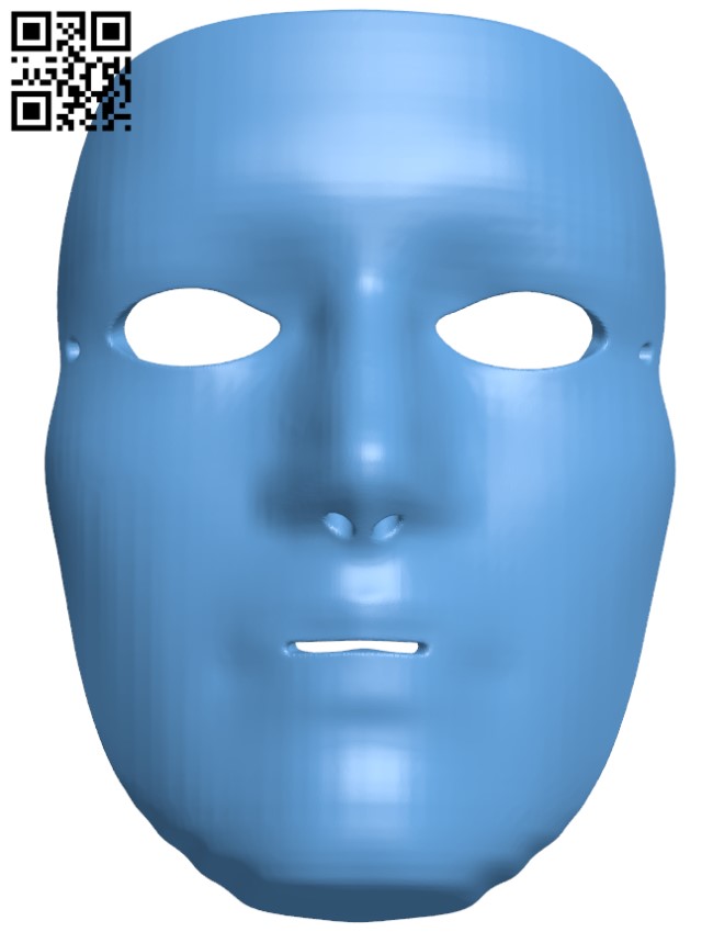 Blank Mask H004049 file stl free download 3D Model for CNC and 3d printer