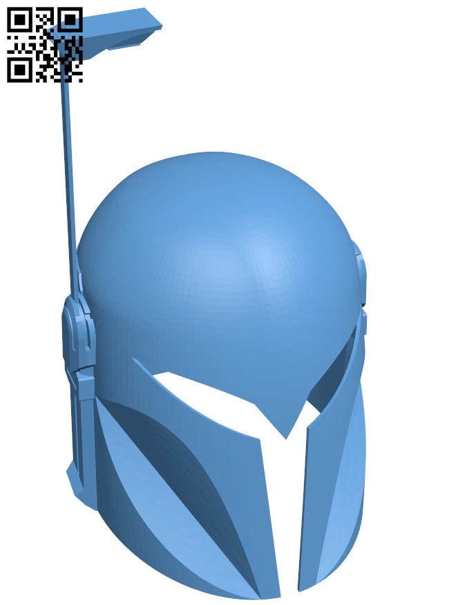 Bo-Katan Helmet H003290 file stl free download 3D Model for CNC and 3d printer