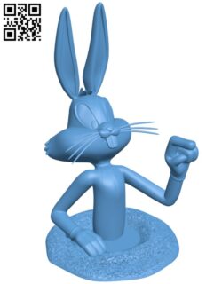 Bugs Bunny H003291 file stl free download 3D Model for CNC and 3d printer