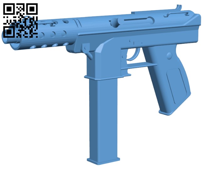 CS GO - Tec 9 H003554 file stl free download 3D Model for CNC and 3d printer