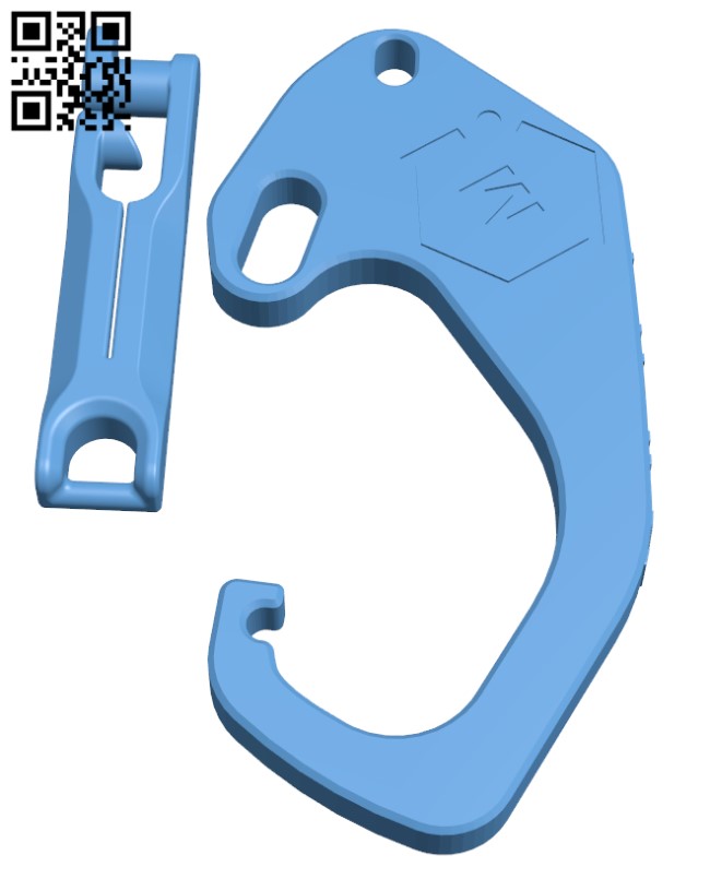 Carabiner H003551 file stl free download 3D Model for CNC and 3d printer