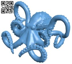 Cephalopod Octopus H003449 file stl free download 3D Model for CNC and 3d printer
