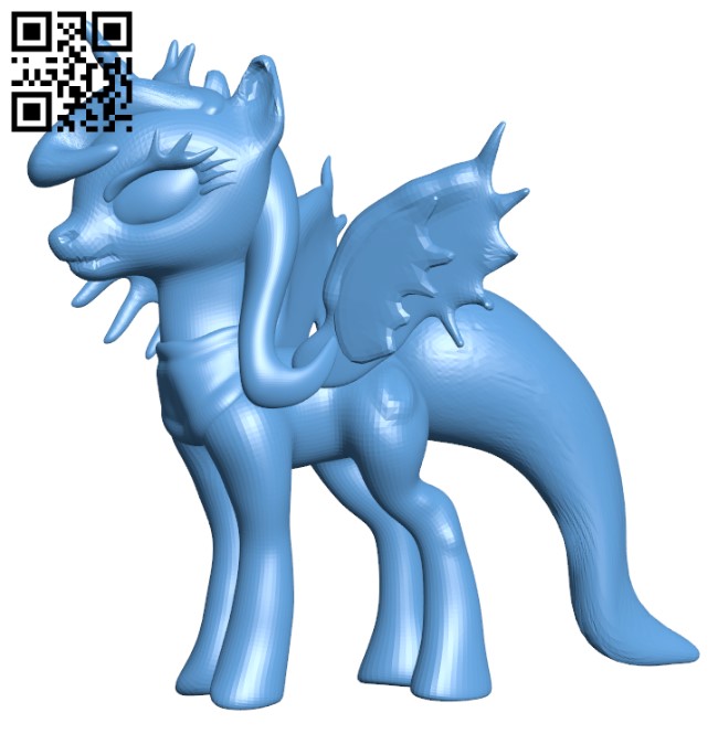 Character Luna Pony H004056 file stl free download 3D Model for CNC and 3d printer