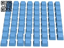 Cherry MX keycaps with lettering H003385 file stl free download 3D Model for CNC and 3d printer