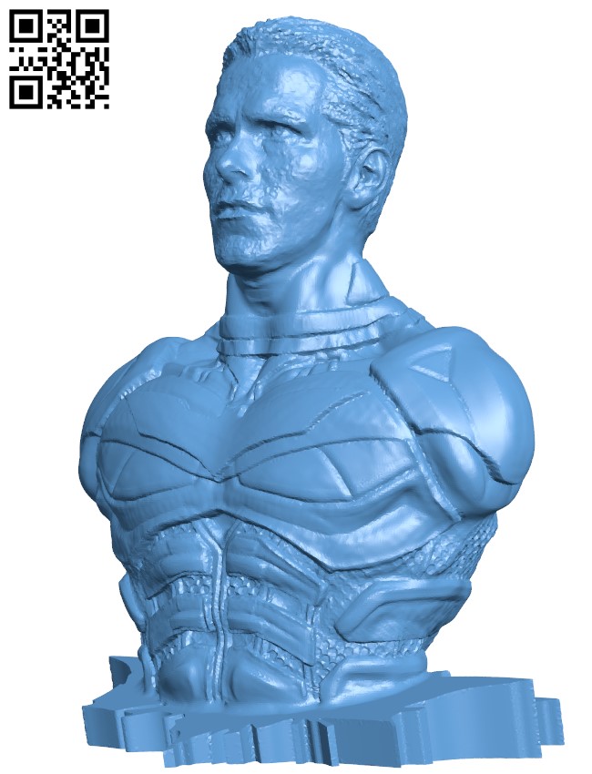 Christian Bale as Bruce Wayne - Batman H004057 file stl free download 3D Model for CNC and 3d printer