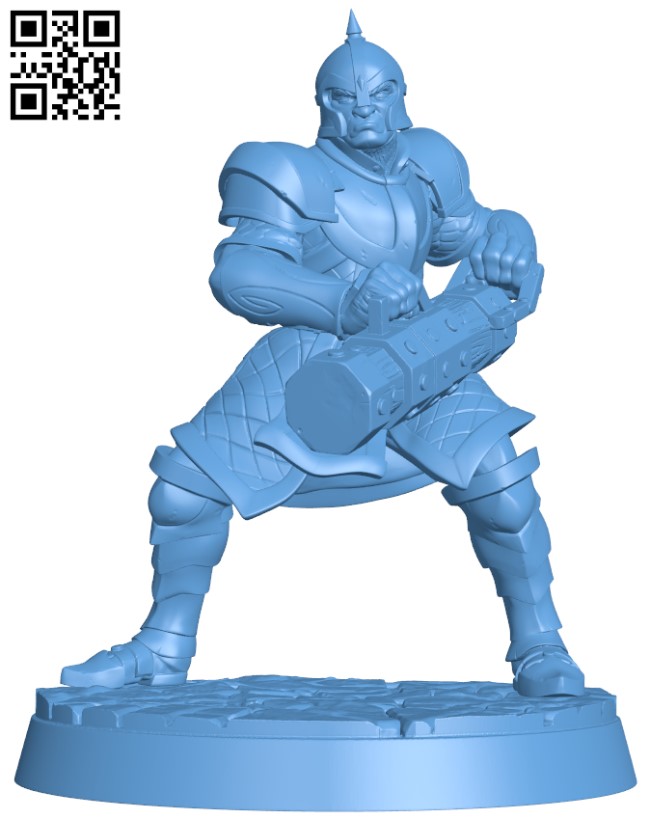 City Guard H003986 file stl free download 3D Model for CNC and 3d printer